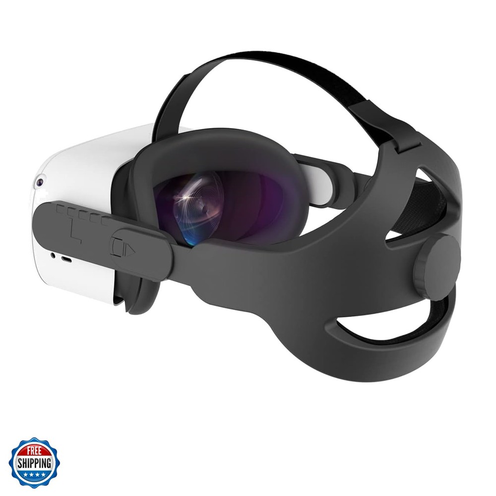 Adjustable Head Strap Compatible with Quest 2 VR Headset, Elite Strap Replace...