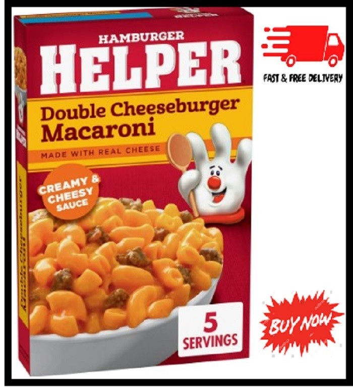 Hamburger Helper Cheeseburger Macaroni, 6.6 oz Box