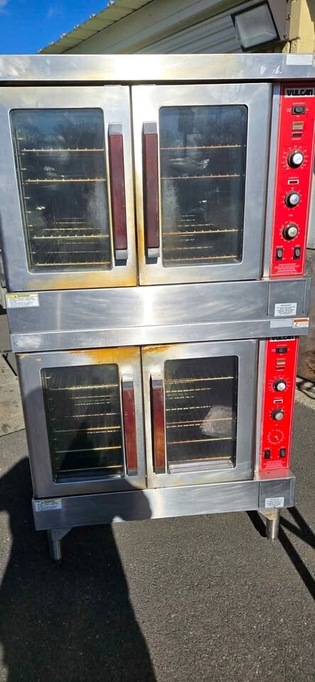 vulcan double stack convection ovens