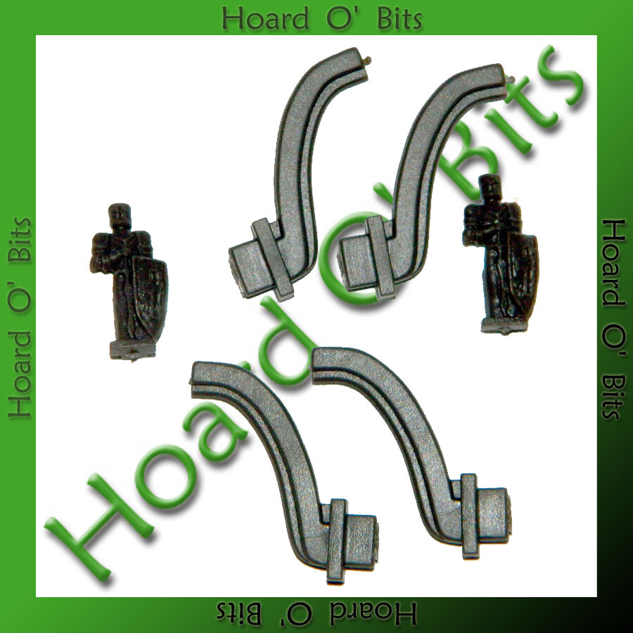 GOTHIC CITY BUILDING 2 BITS - 2x KNIGHT GARGOYLES