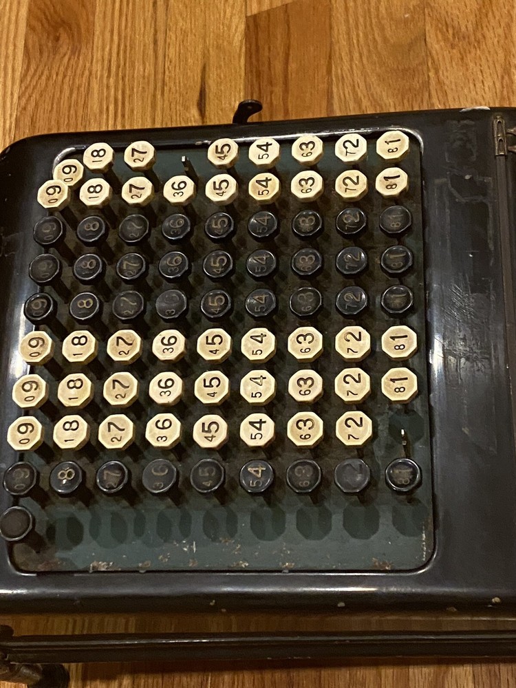 VINTAGE ANTIQUE BURROUGHS ADDING MACHINE CALCULATOR