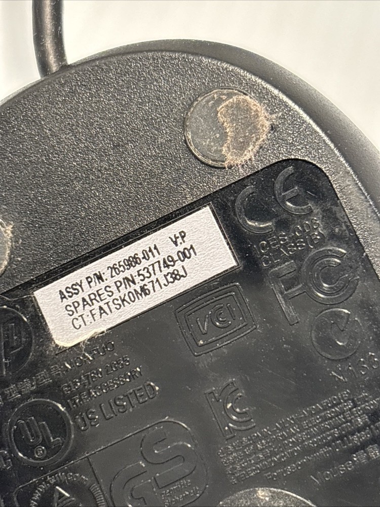 Hp Mouse 537749-001 Optical USB 2-Button Function (73)