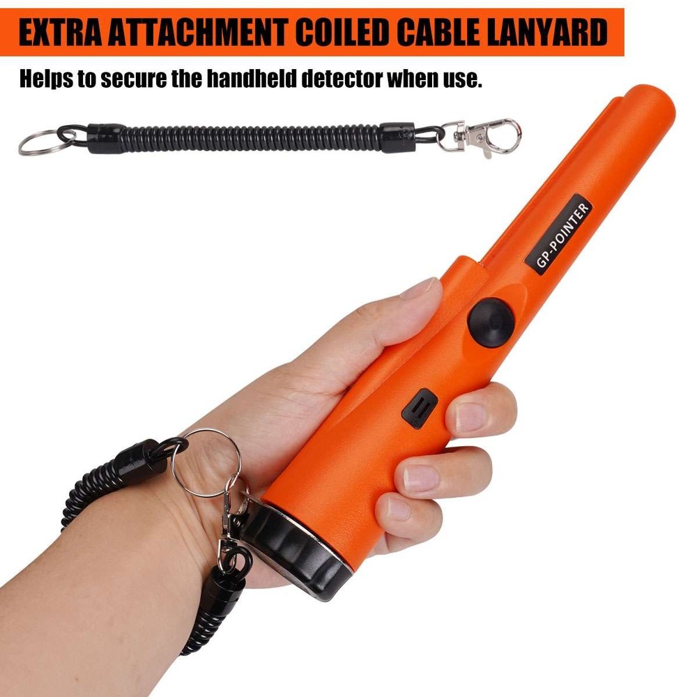Metal Detector HandHeld Pro Pinpointer Pointer Probe Sensitive Tester Waterproof
