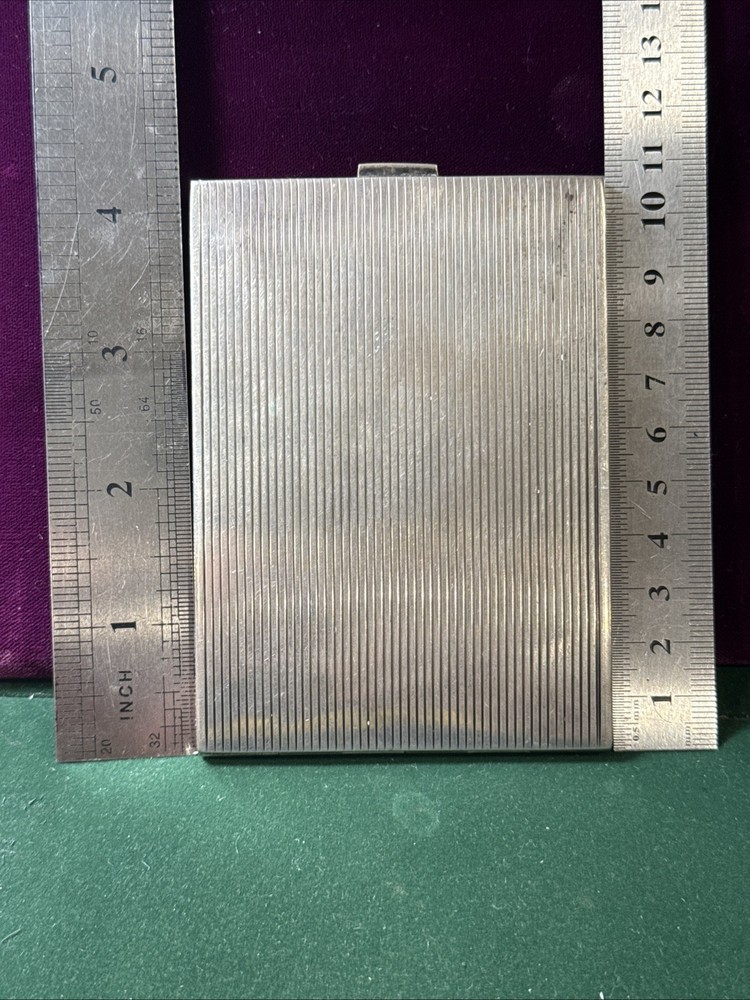 Cigarette Case Scandinavian SILVER .875 with Soviet Awards