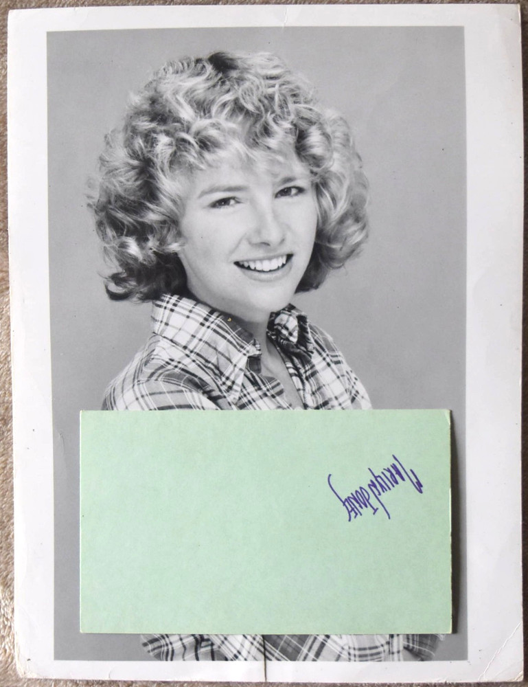 Marilyn Jones Hand Signed Card