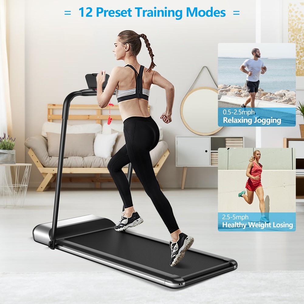450W Ultra-thin Electric Folding Treadmill Motorized Running Jogging Machine