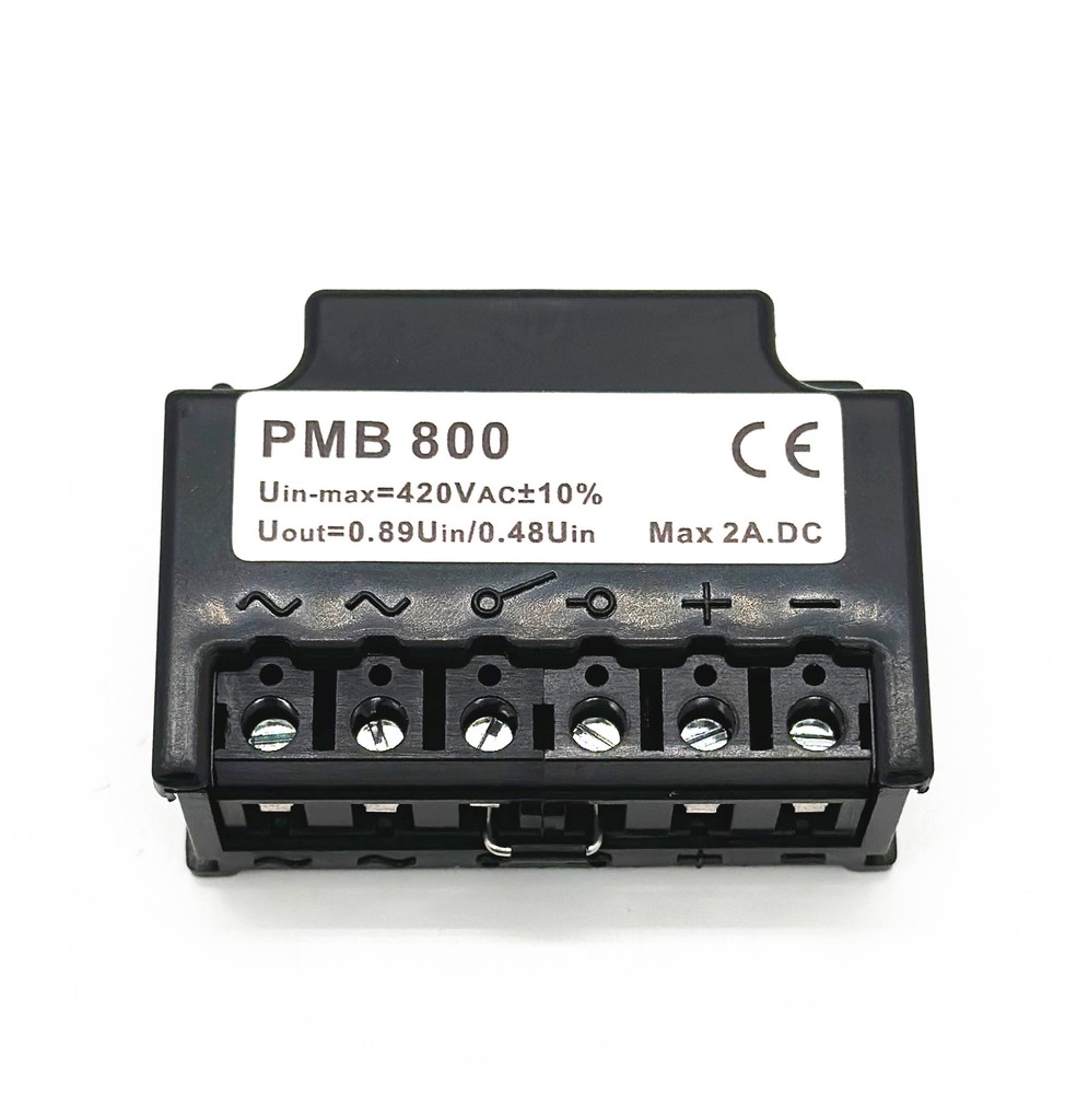 PMB 800 420VAC±10% 2A 0.89/0.48Uin Switching voltage rectifier module