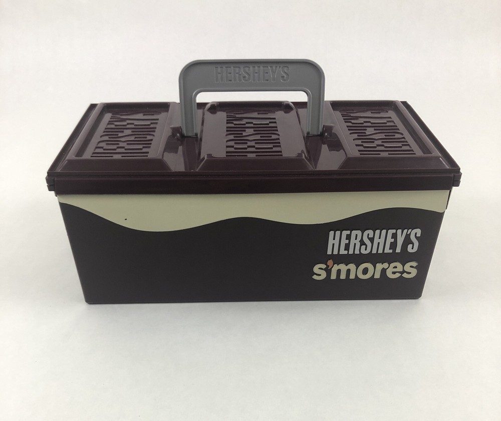 Hershey's S'mores Caddy Case Chocolate Graham Crackers Marshmallows Camping Box