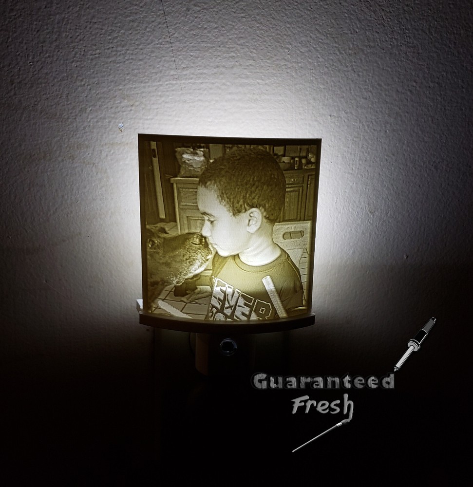 Personalized Custom Photo Night light - Made to order