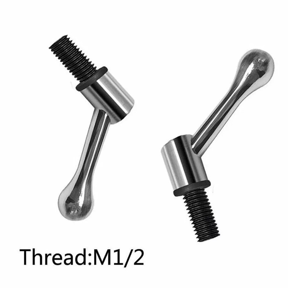 Professional Grade 2PC Adjustable Fixed Handle Set for Bridgeport Mills ()