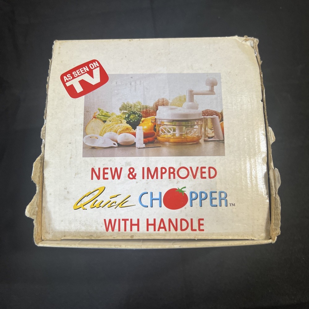 Vintage QUICK CHOPPER W/HANDLE AS SEEN ON TV CHOPPING MACHINE