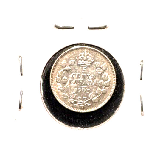 Canada 1903 H five cents KM 13 XF