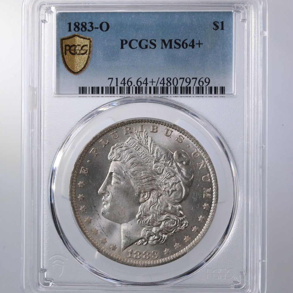 1883-O Morgan $1 PCGS Certified MS64+