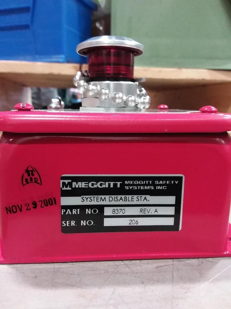Generic Meggitt Safety System Disable Fire System Box