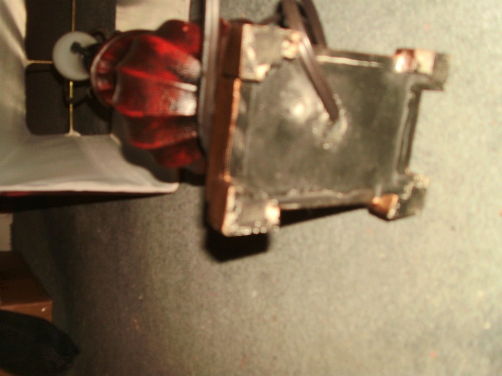 vintage table lamp with shade