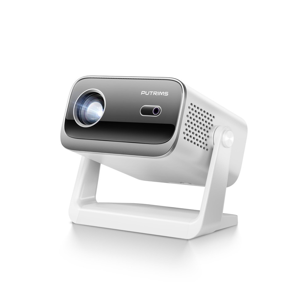 Projector with WiFi and Bluetooth - Mini Projector Short Throw[145°Adjustab