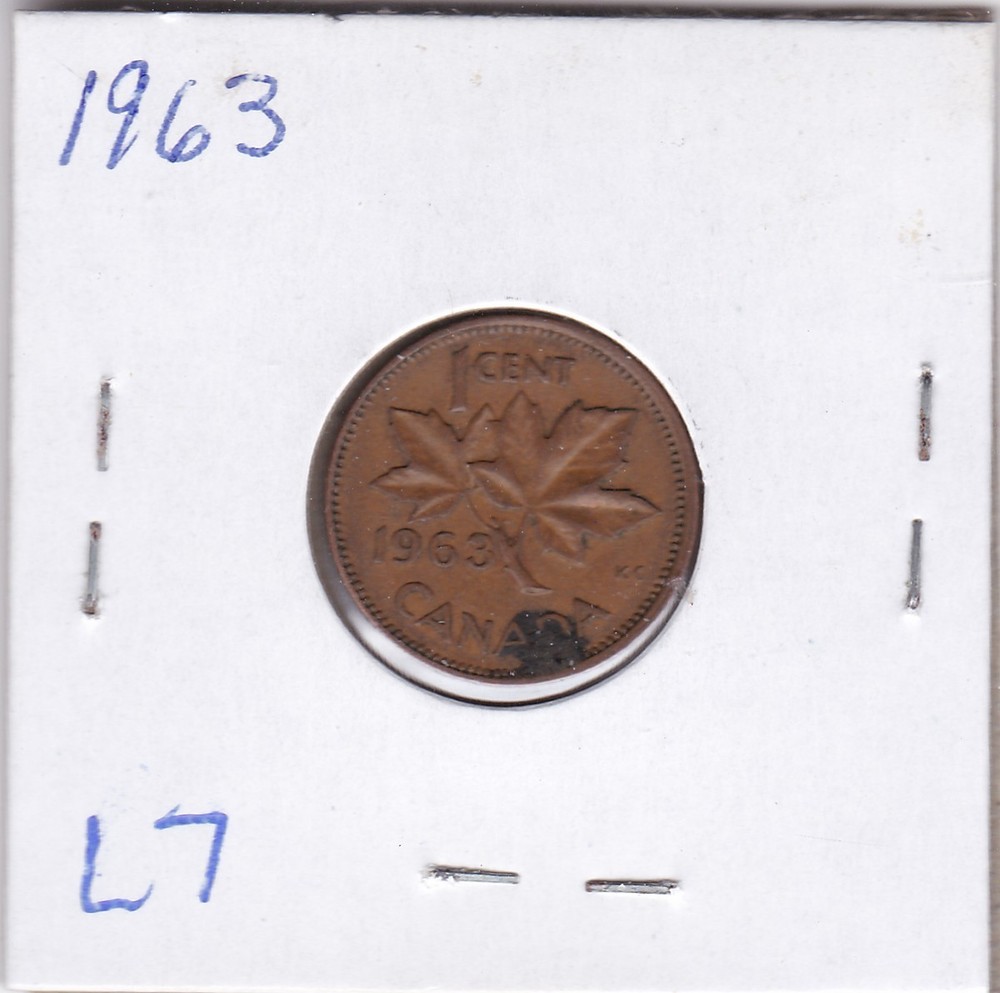 1963 Canada Cent L7