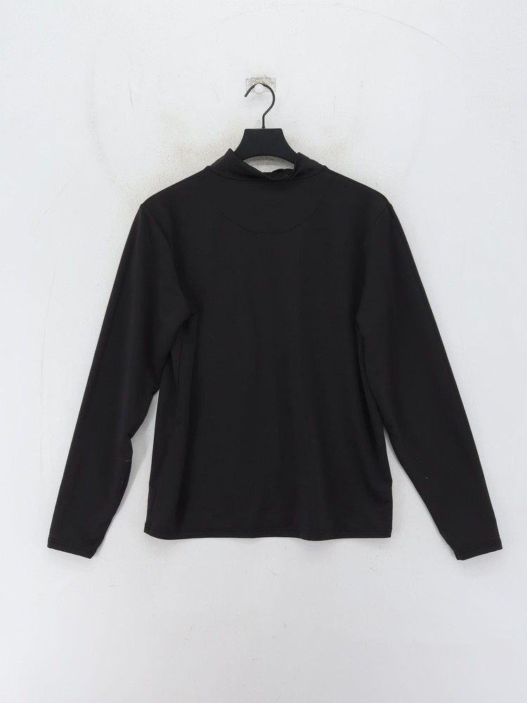 Trespass Men's Loungewear L Black Polyester with Spandex Mock Neck Basic