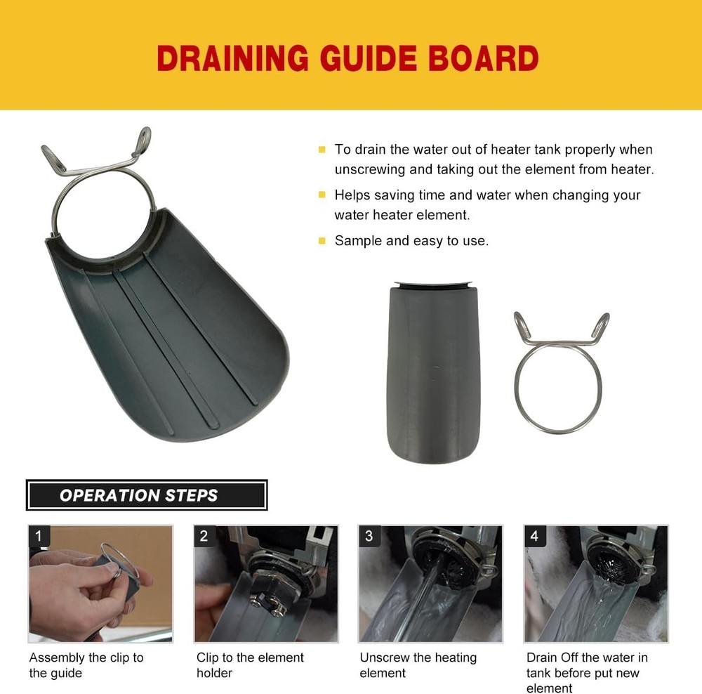 Electric Water Heater Thermostat,Include 1x KST203 Upper Thermostat & 1x KST200