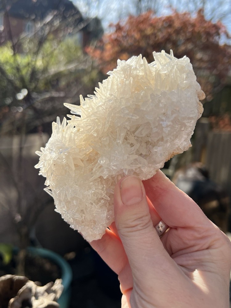 Calcite Spiky Cluster Crystal Patterns 250g 4