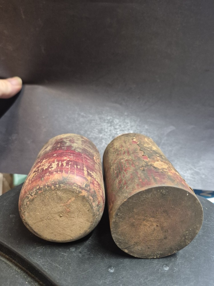 Antique Round Wood Case