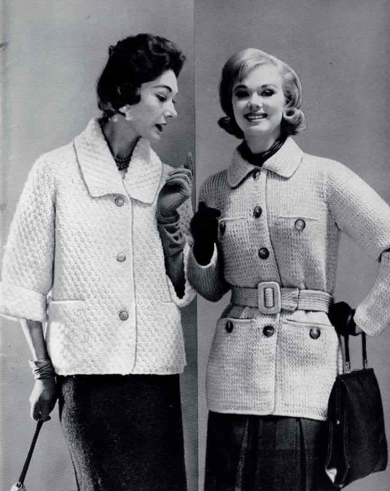 Knitting Pattern Fleisher Sweater Book Cardigans Pullovers Jackets 1961 Vintage