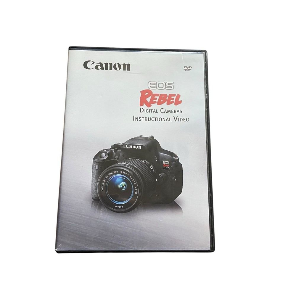 Canon DVD EOS Rebel Digital Cameras Tutorial Guide and Instructional Video
