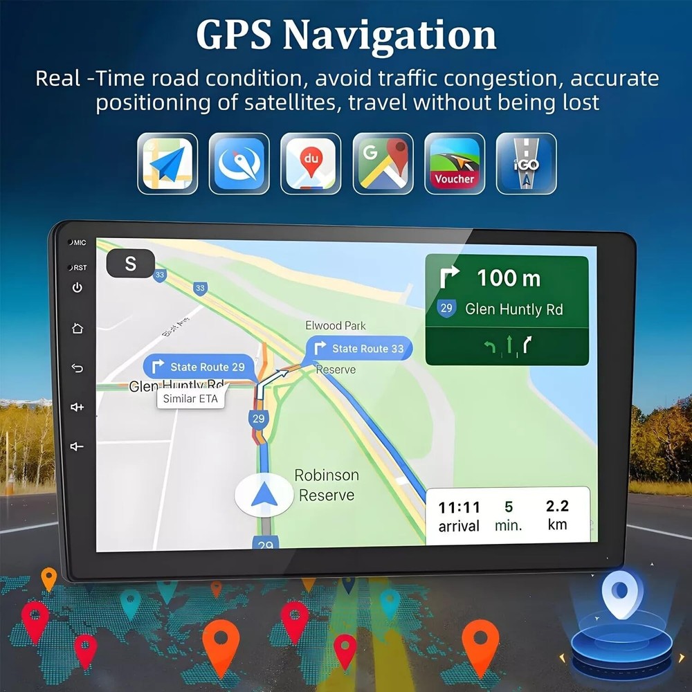 Car Stereo for Ford Mustang 2005-2009 w/ Carplay Android Auto Backup Cam