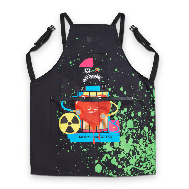 StyleCraft RadioActive Apron Black - SC338B