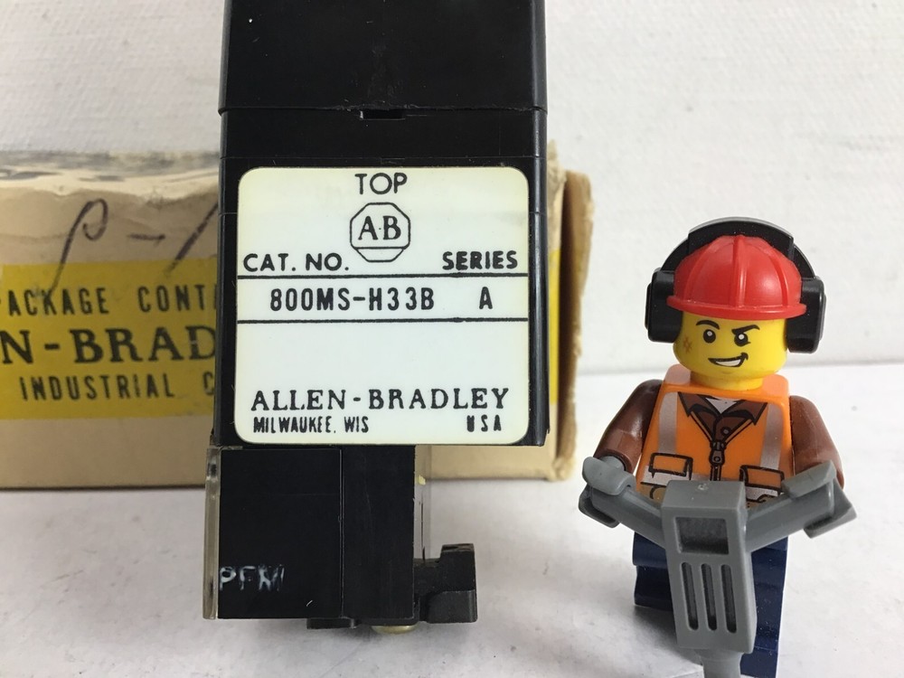 800MS-H33B SER A - ALLEN-BRADLEY - OPERATOR FOR SELECTOR SWITCH - **NOS!**
