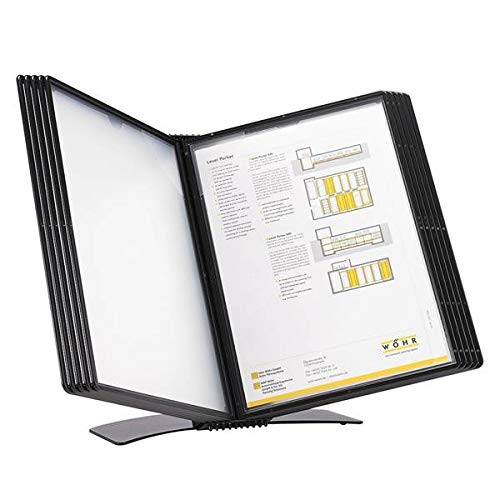 Tarifold DJOIS Desktop Reference & Display System, Metal Base, 20-Sheet Capacity