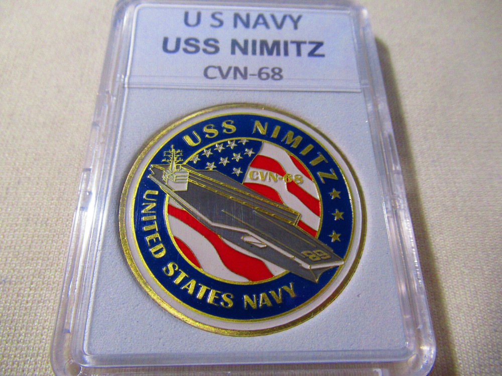 US NAVY - USS NIMITZ CVN-68 Challenge Coin
