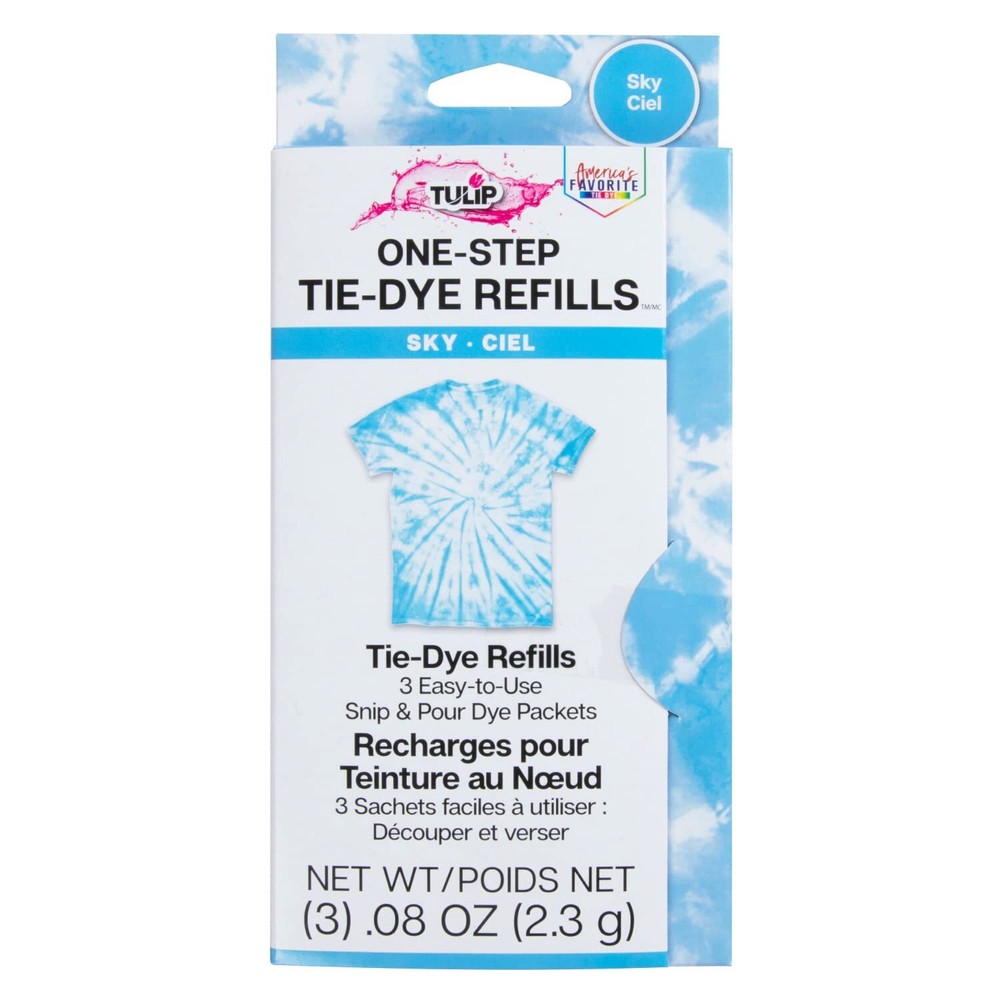 One-Step Tie-Dye Kit Dye Refill Packs Sky