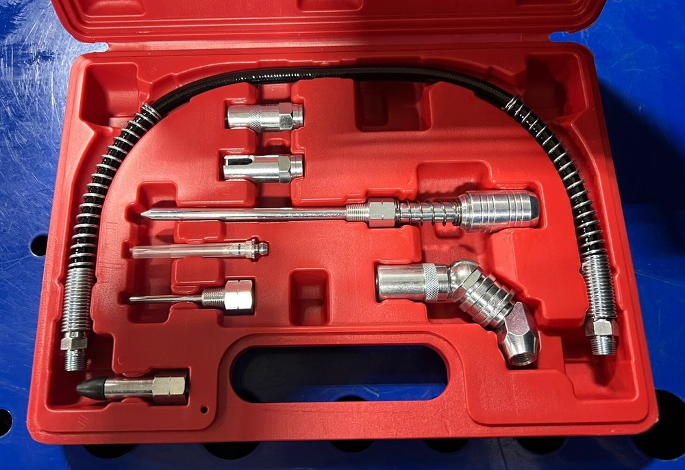 Mac Tools 8pc Grease Gun Adapter Set GGA8B NEW