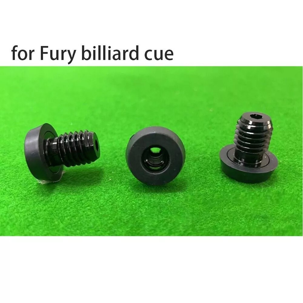 2PCS Pool Cue Back Plug Screw Bottom Bumper Protector for Universal/HOW/PERI US