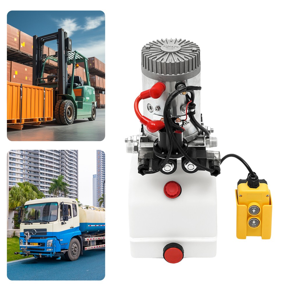 3 Quart 12V Electric Hydraulic Pump Power Unit with Remote Control
