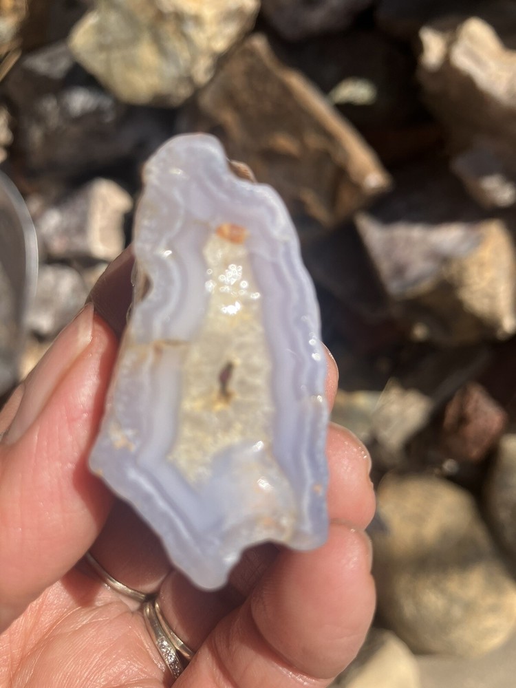 Holley Blue Agate Specimen