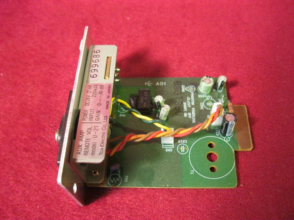 Toa U-21S Unbalanced Line Input Module with Remote Volume Control
