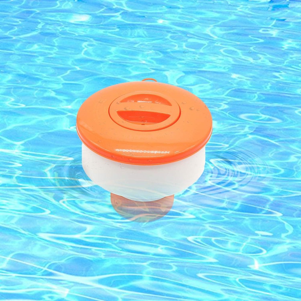 Pool Chlorine Floater, 7" Diameter Floatation Device can accommodate 3" Tablet C