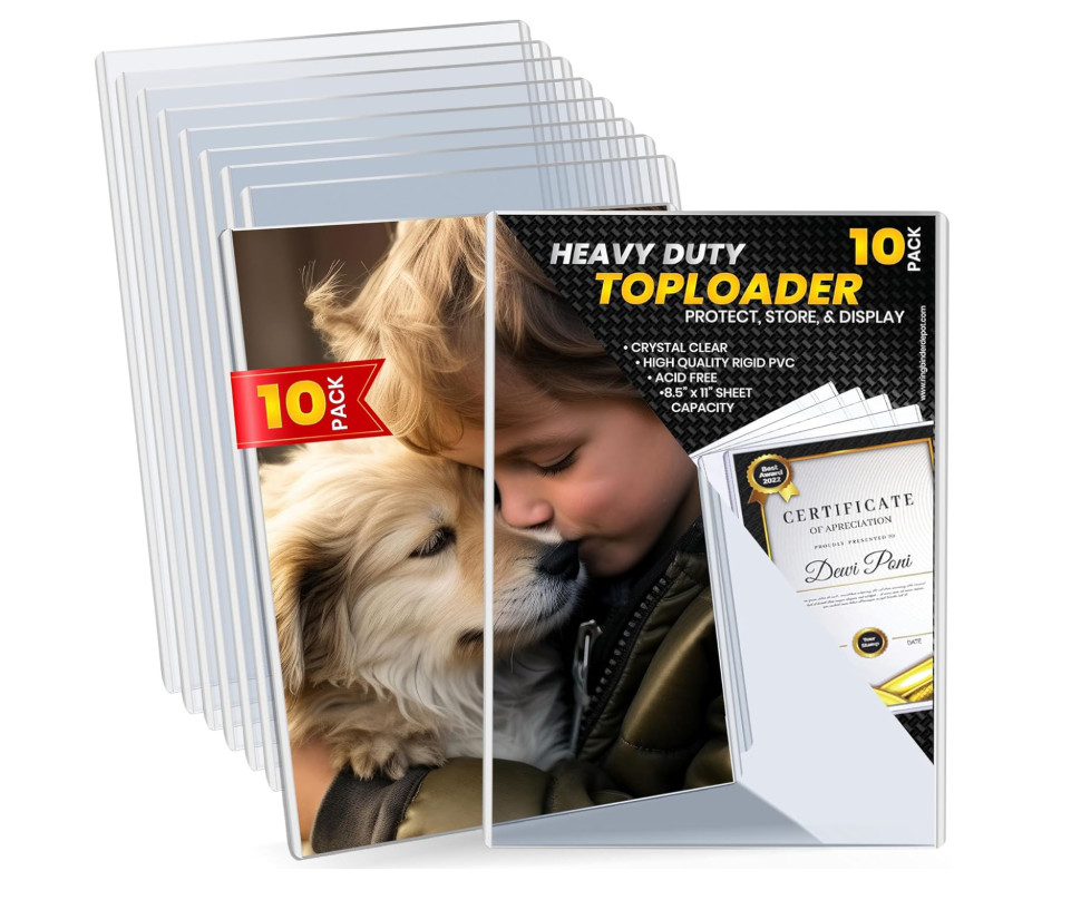 10 Pack Comic Book Top Loaders Protector Hard Case Sleeve Silver Fast US Ship