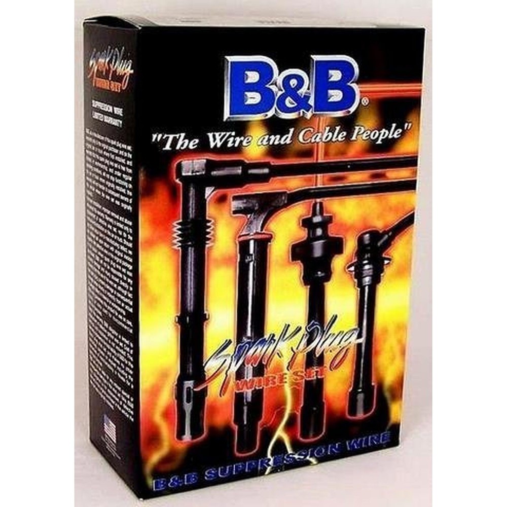 Spark Plug Wire Set-Suppressor Wire Set B & B MANUFACTURING S8-48367