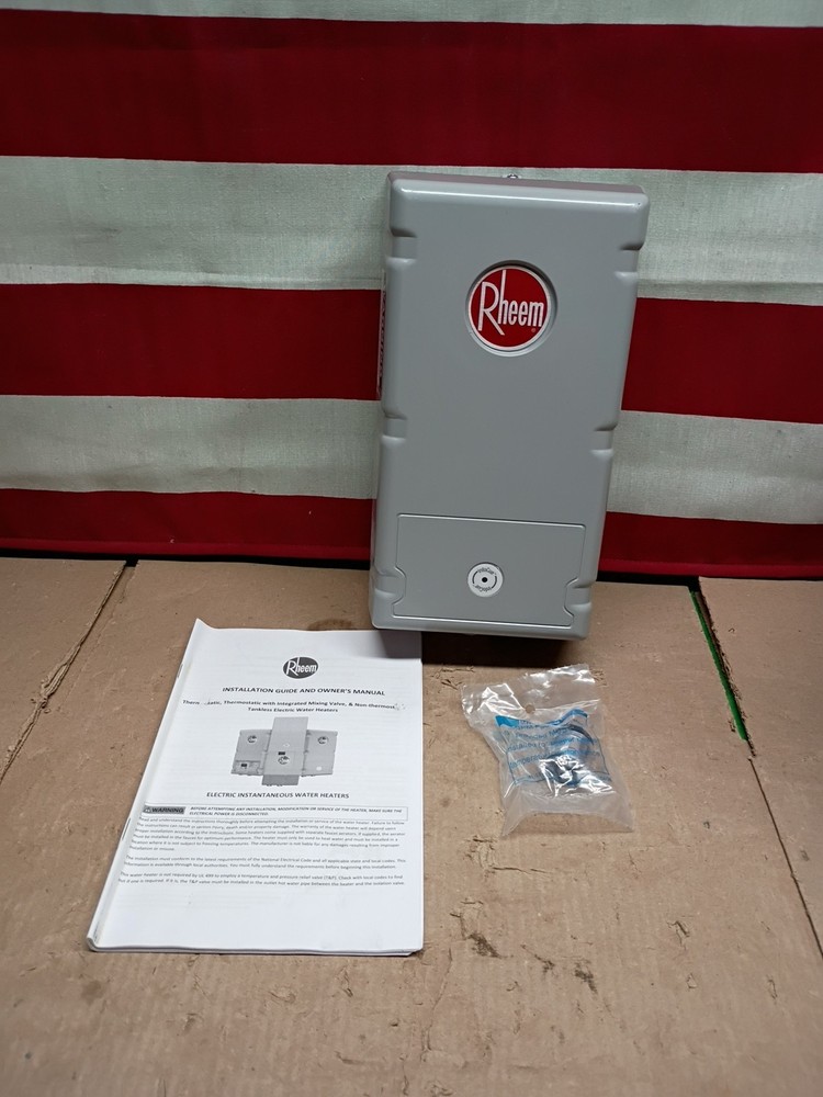 Rheem RTEH2412  2.4kW 120V Non-Thermostatic Tankless Water Heater Commercial NEW