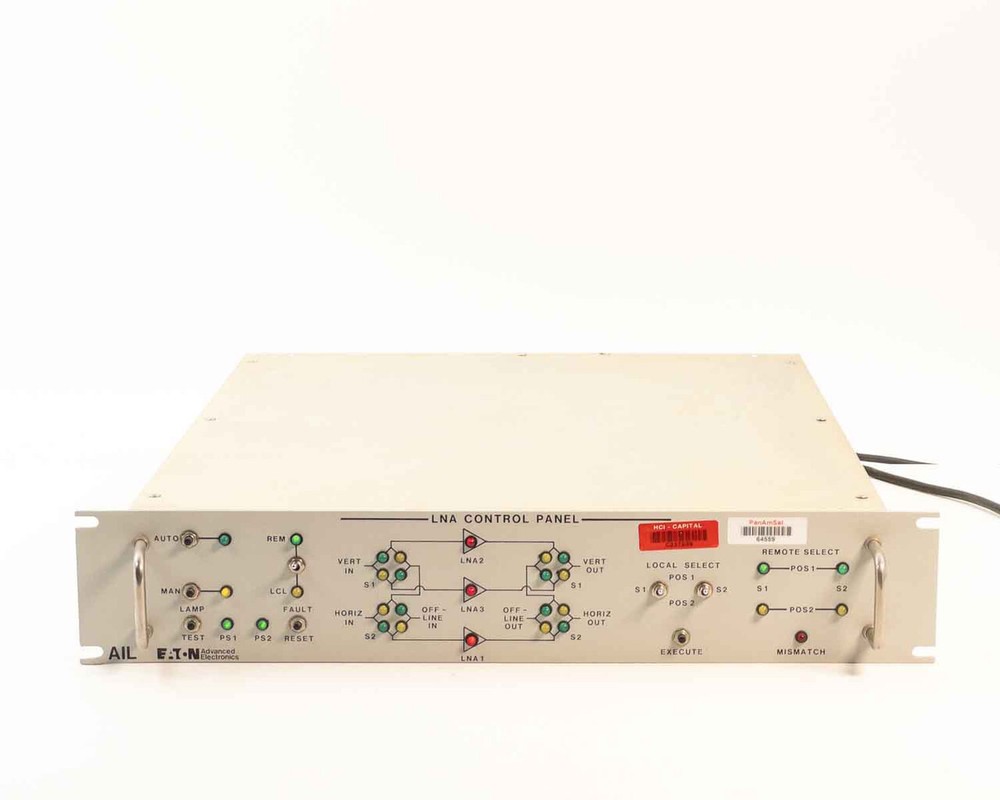 Specialty Microwave 573874-1 LNA Control Panel SATCOM Rack Mount Eaton