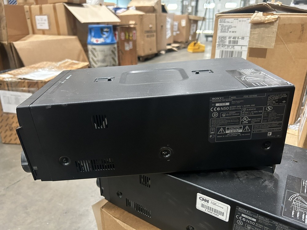 Sony PDW-HD1500 XD Cam HD Recorder Needs Battery Replacement