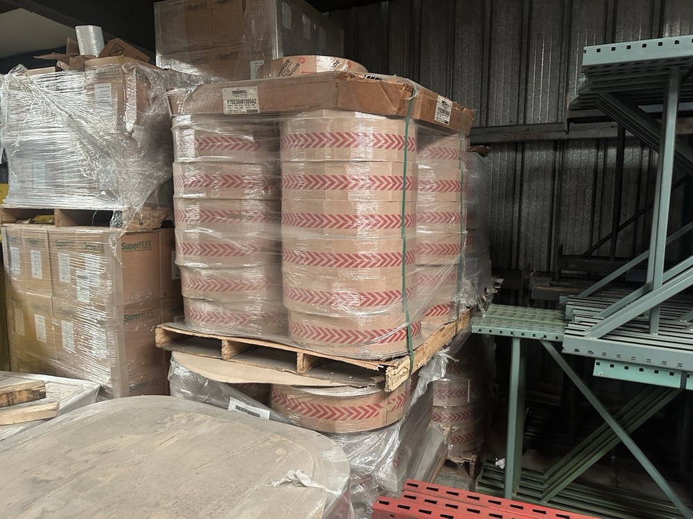 Polyester Poly Strapping, Green smooth 7/16"  Core Size 16" X 6", 9900’ length