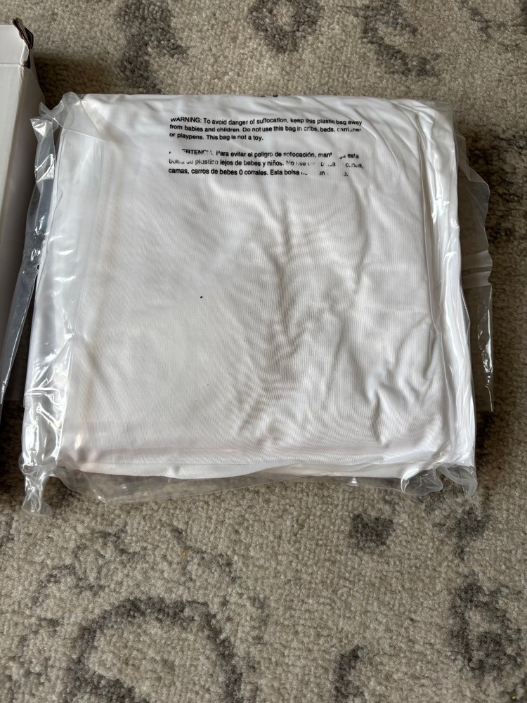 White Waterproof Mattress Protector SIZE FULL