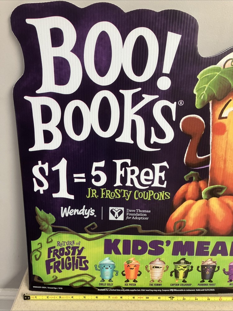 Frosty Frights Display Sign