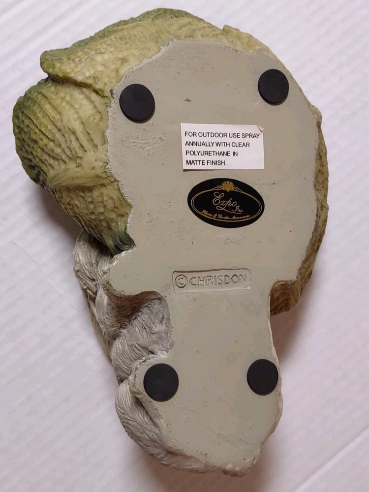 Chrisdon Rabbit with Cabbage Bowl Easter Decoration Spring Bunny