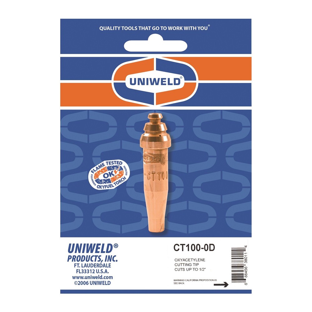 Uniweld CT100-0D Acetylene Cutting Tip