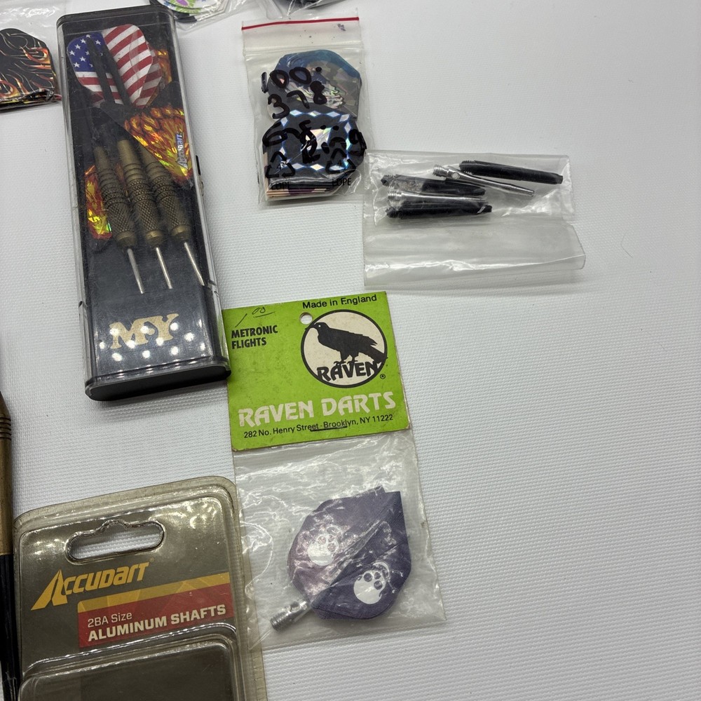 Lot Mixed Darts Flights Tips Assortment